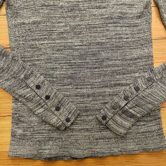 J. Crew ribbed pullover sweater with snap sleeves. Size S. - Picture 5 of 13